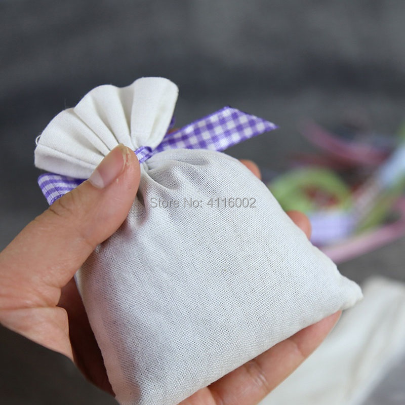 100pcs/lot Cotton Organza Ince - Cosmetic Bags recension och pris