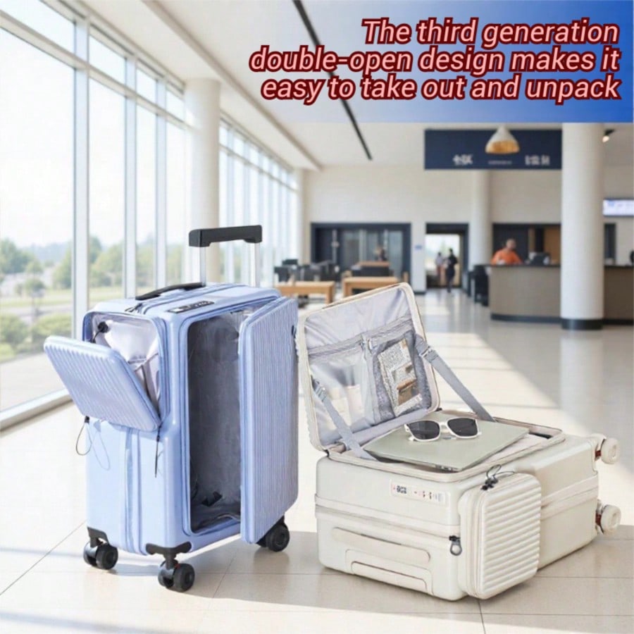 Brand‑New 20 Inch Side‑Opening - Spinner Wheel Rolling Suitcase 20 Inch recension och pris