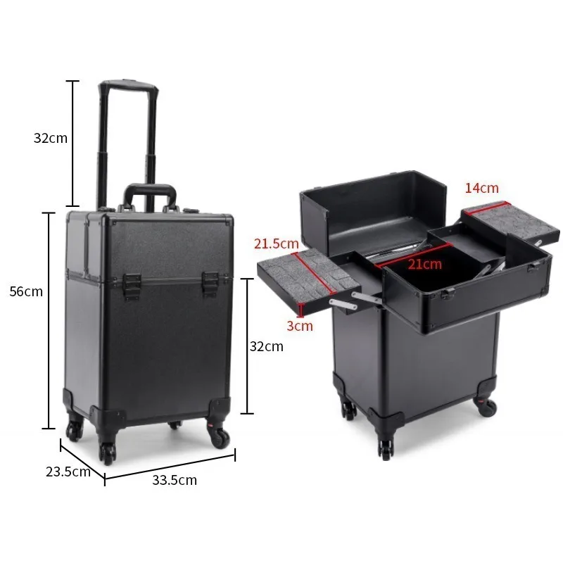 Rolling Cosmetic Luggage Organ - Luggage recension och pris