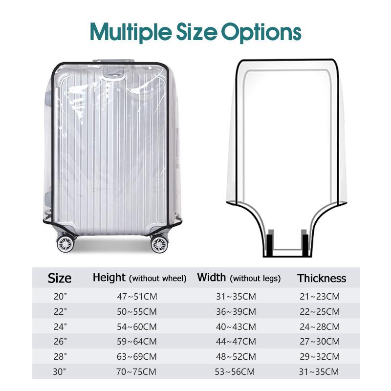 Waterproof Transparent Luggage - Luggage Protective Cover Transparent recension och pris