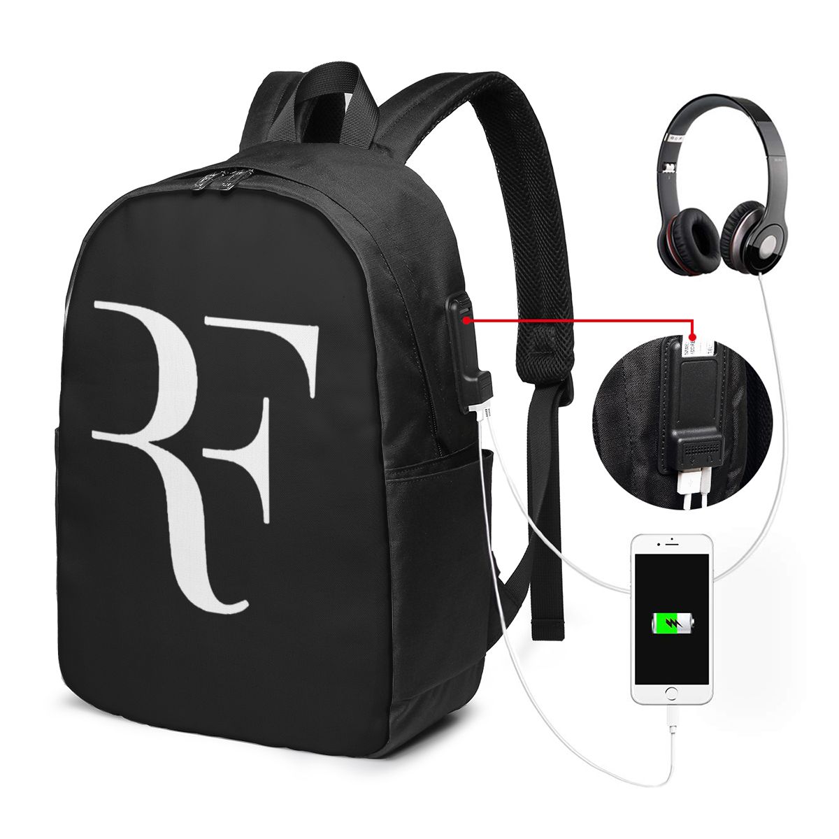 Roger Federer Backpack Travel  - Handbags recension och pris