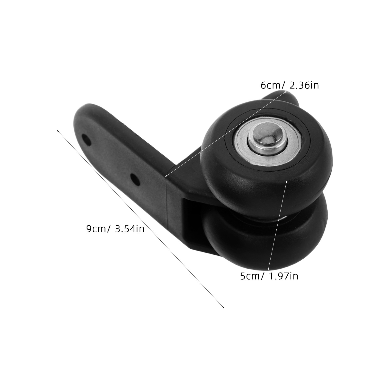 1Pair Heavy Duty Caster Wheels - Silent Replacement Luggage Wheels recension och pris