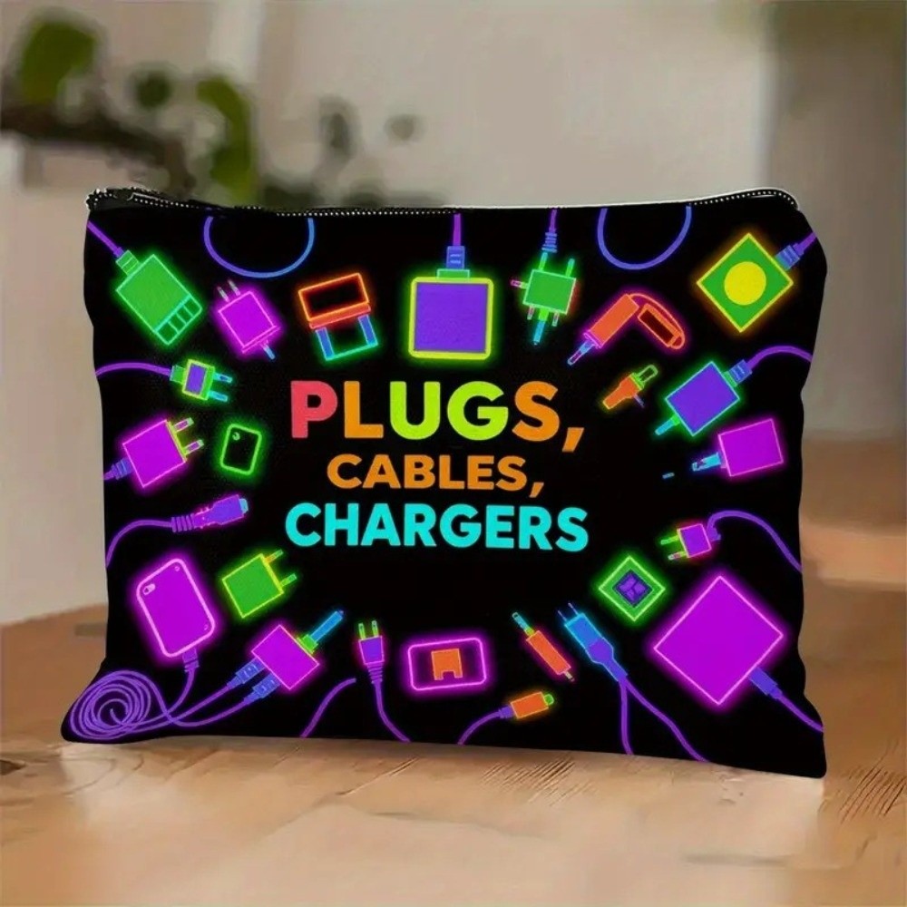 New Canvas Charger Storage Pou - Cosmetic Bags recension och pris