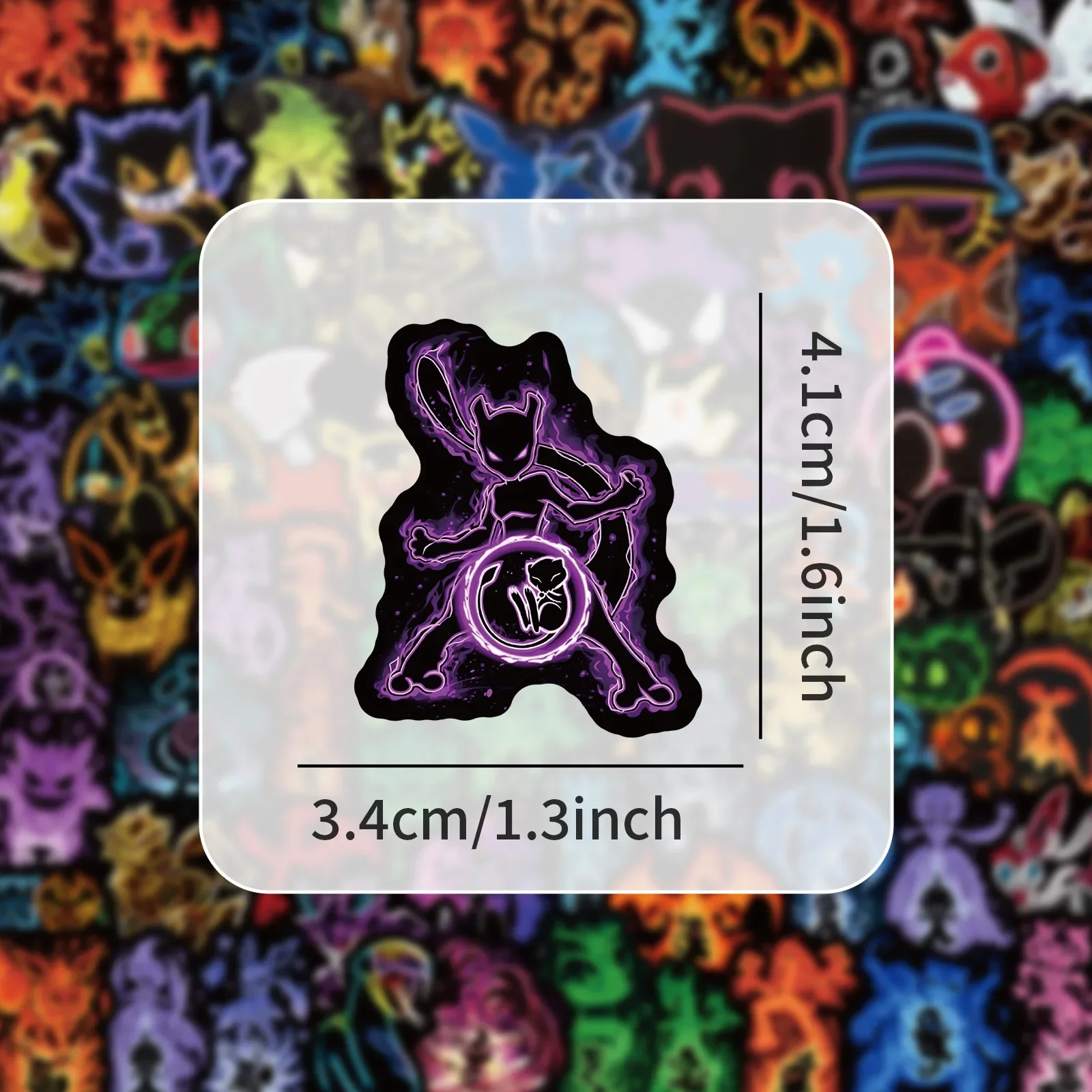 100pcs Neon  Pokémon  Stickers - Luggage recension och pris