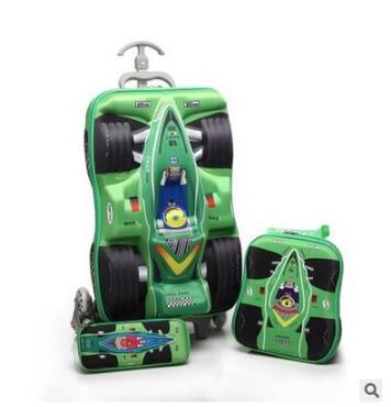 3D Boys Car trolley suitcase C - Foldable Rolling Luggage Bag recension och pris